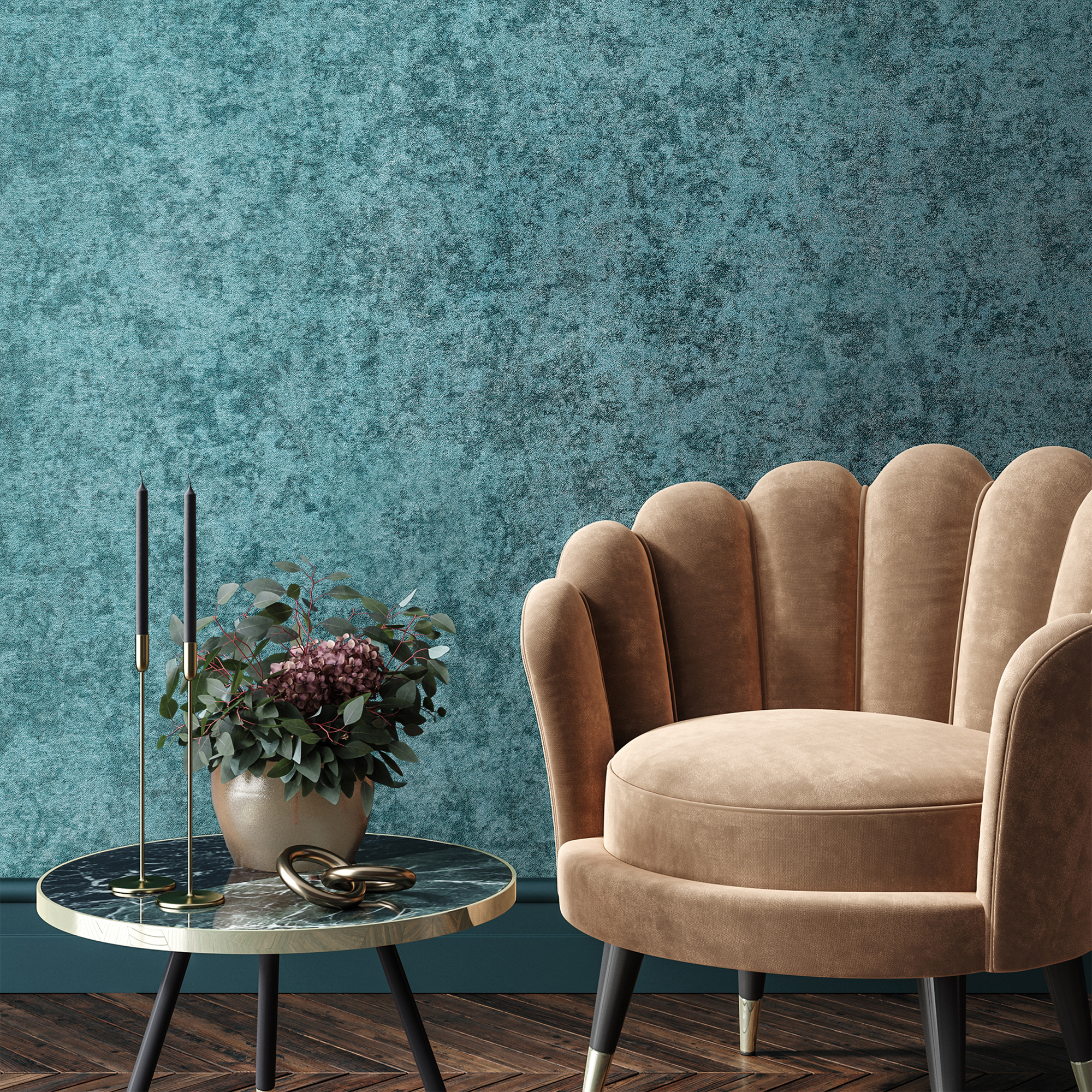 Galerie Wallcoverings Product Code 65205 - Precious Wallpaper Collection - Green Colours -  