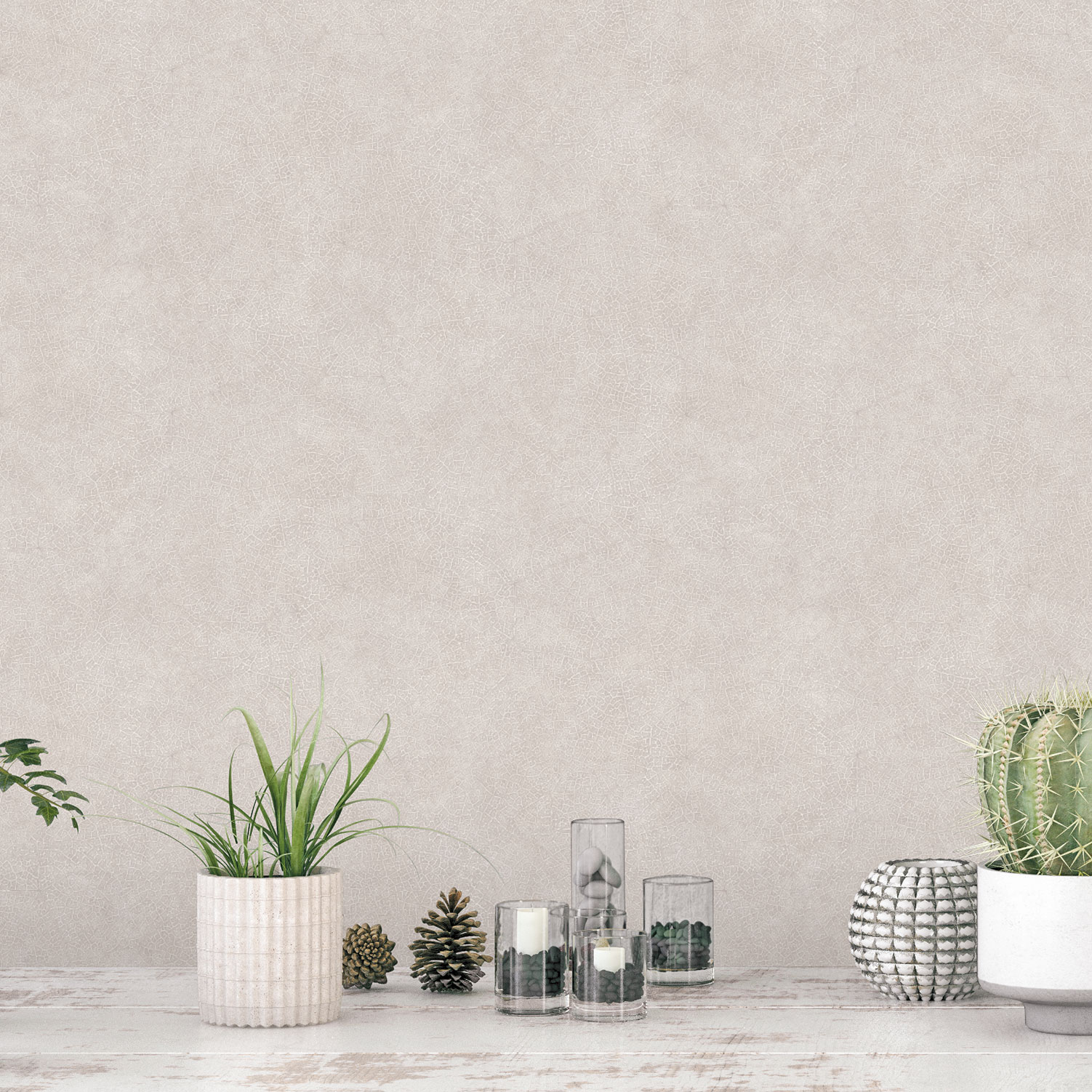 Galerie Wallcoverings Product Code 7332 - Evergreen Wallpaper Collection - Warm Beige Colours -  