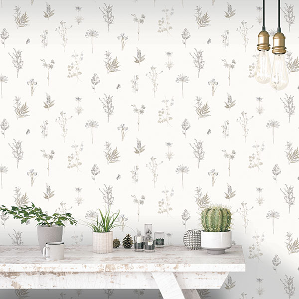 Galerie Wallcoverings Product Code 7341 - Evergreen Wallpaper Collection - Grey Colours -  