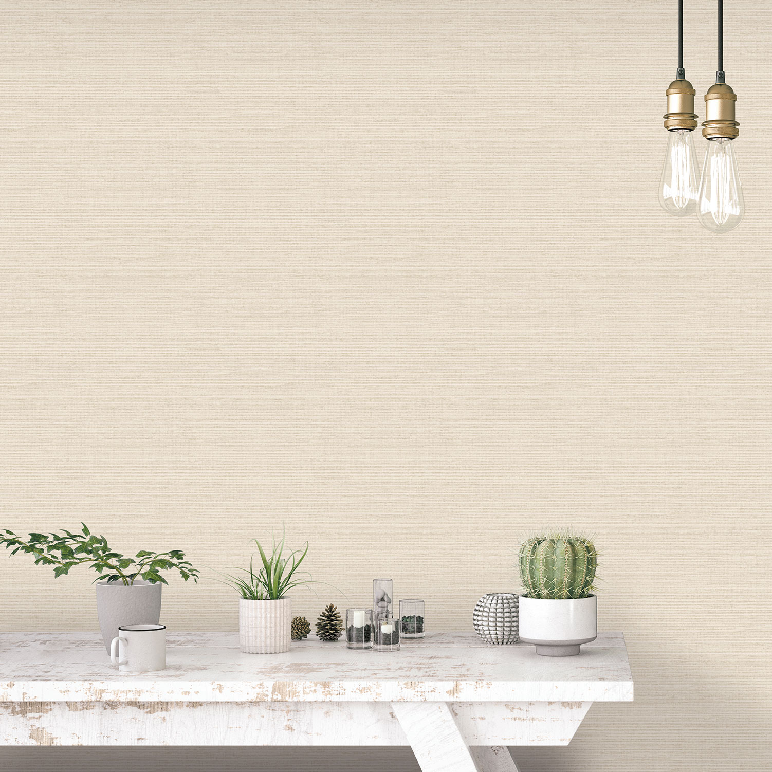Galerie Wallcoverings Product Code 7367 - Evergreen Wallpaper Collection - Light Beige Colours -  