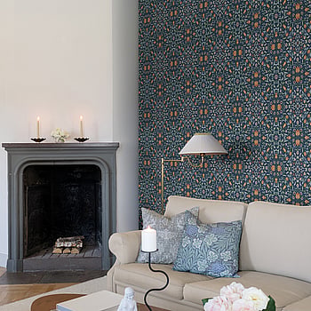 Galerie Wallcoverings Product Code 82010 - Hidden Treasures Wallpaper Collection - Blue Colours -  