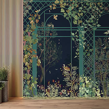 Galerie Wallcoverings Product Code DW2032 - Designer Walls Wallpaper Collection - Midnight Blue Colours -  