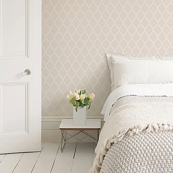 Galerie Wallcoverings Product Code G45052 - Vintage Rose Wallpaper Collection - Beige White Colours -  