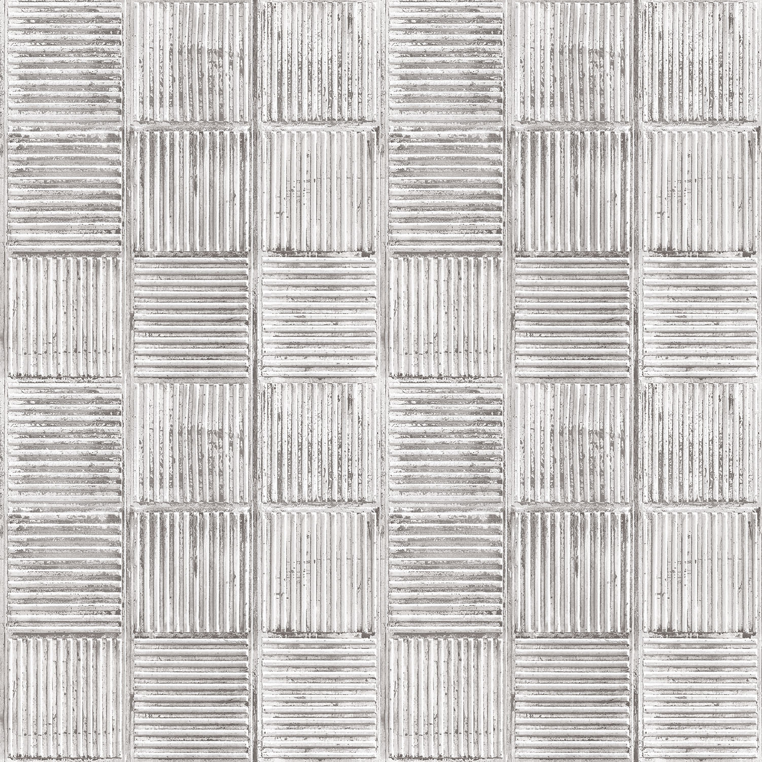 Galerie Wallcoverings Product Code G45332 - Grunge Wallpaper Collection - White Silver Colours -  