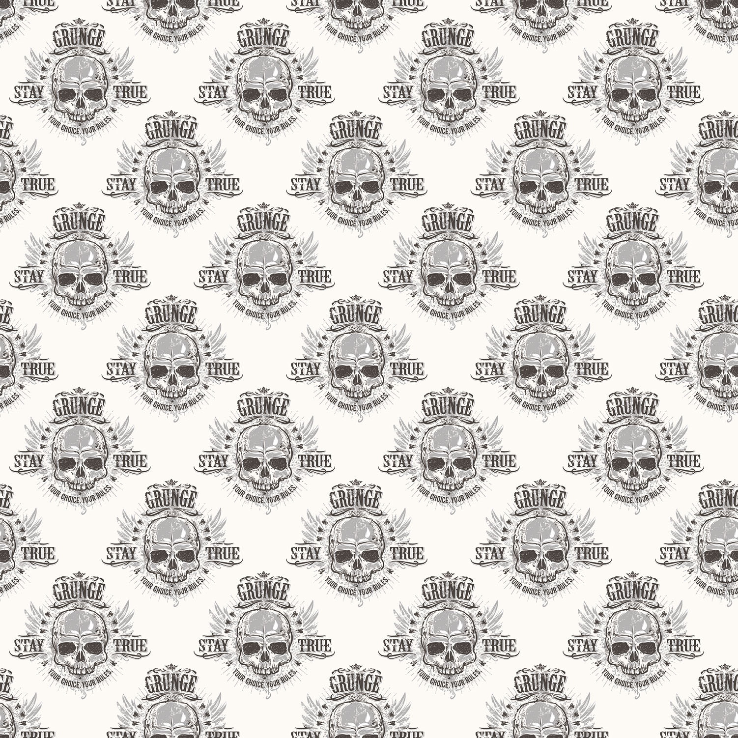 Galerie Wallcoverings Product Code G45365 - Grunge Wallpaper Collection - Grey Silver Black Colours -  