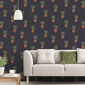 Galerie Wallcoverings Product Code G45451 - Just Kitchens Wallpaper Collection - Navy  Colours -  