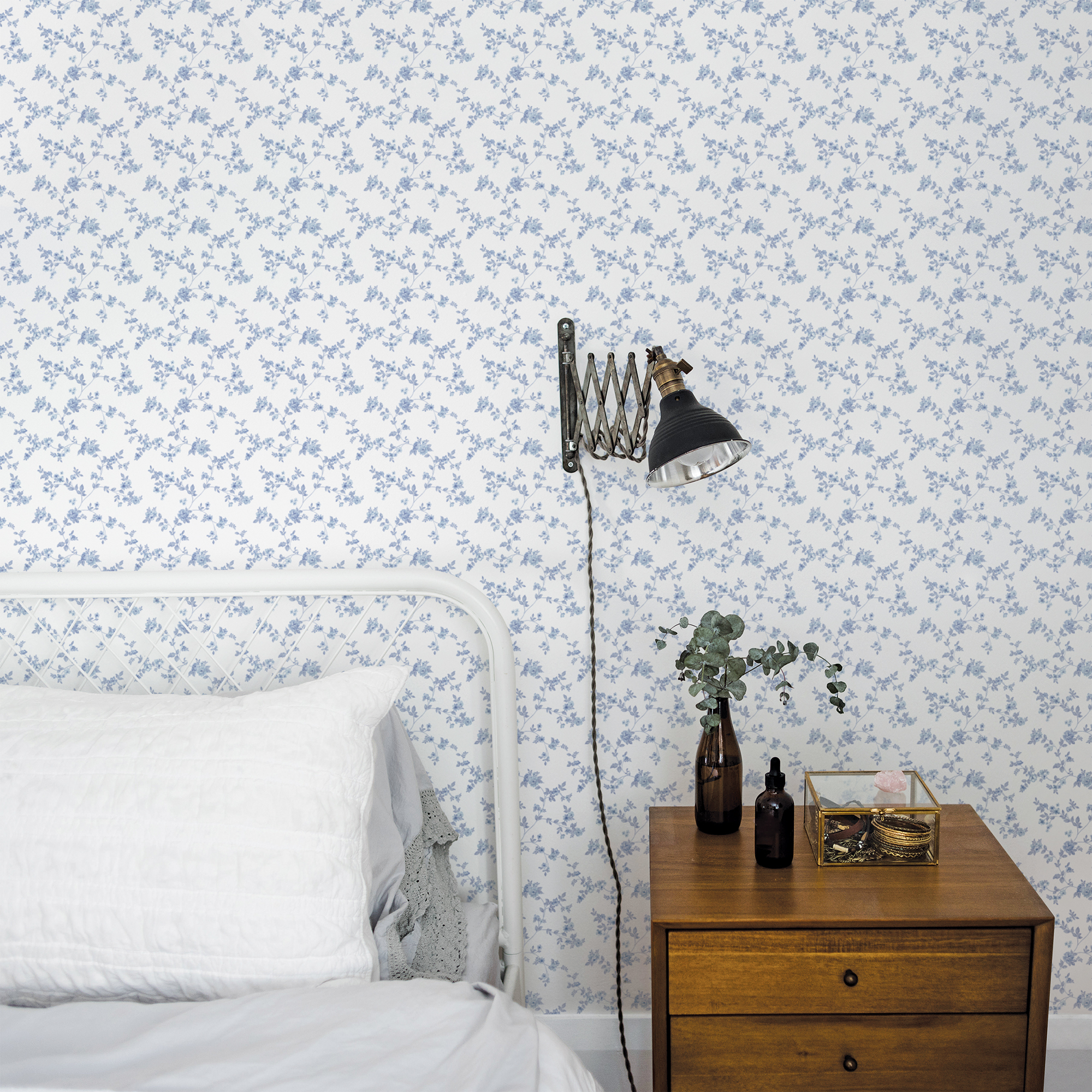 Galerie Wallcoverings Product Code G56647 - Small Prints Wallpaper Collection - Blue White Colours -  
