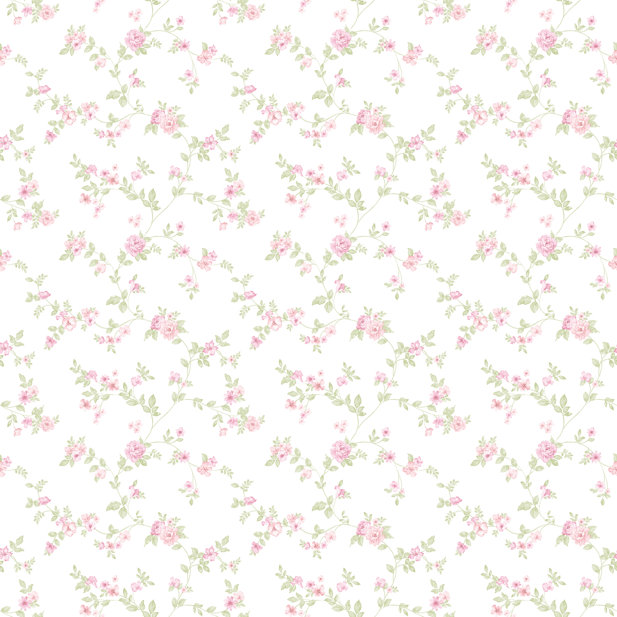 Galerie Wallcoverings Product Code G56649 - Small Prints Wallpaper Collection - Pink Green Cream Colours -  