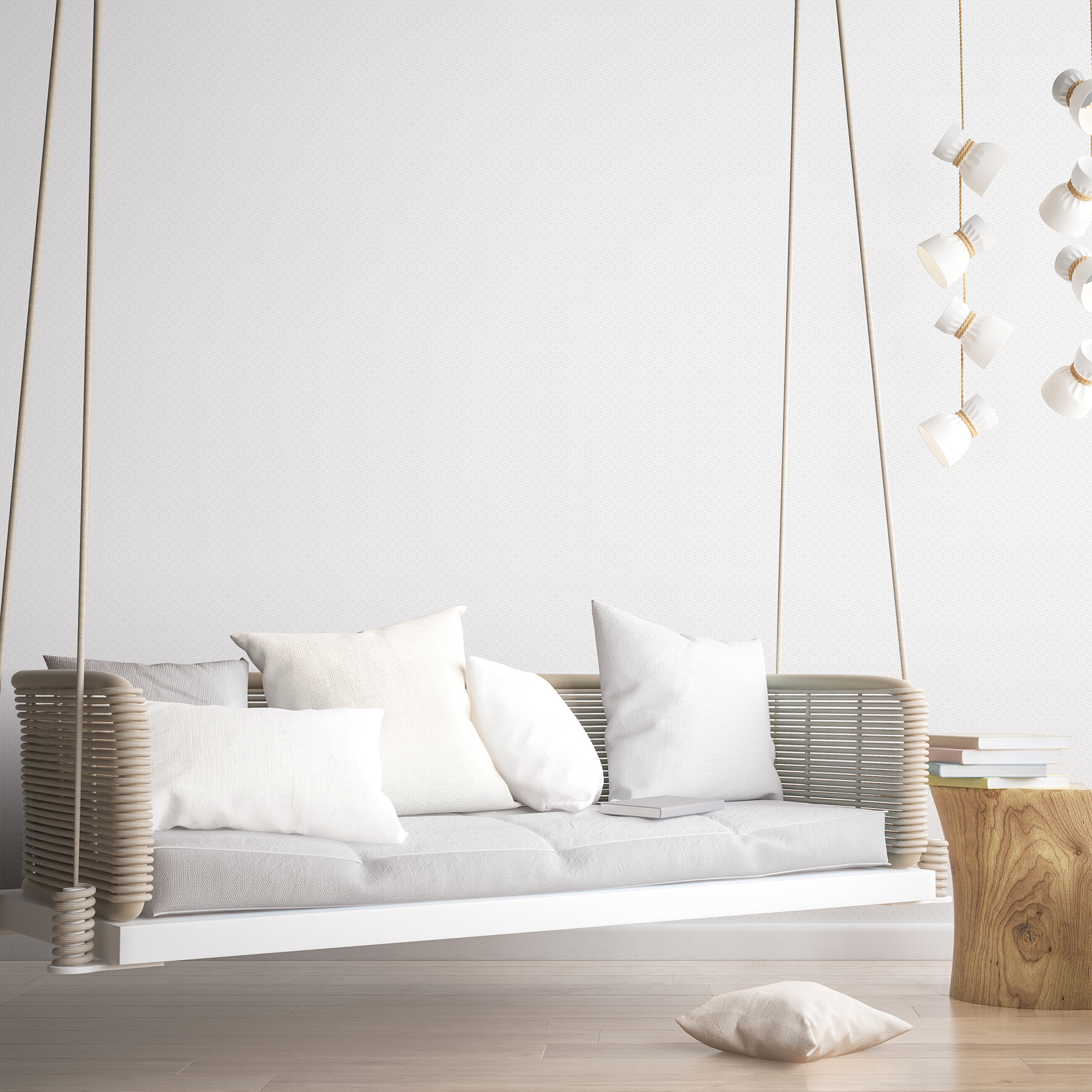 Galerie Wallcoverings Product Code G56653 - Small Prints Wallpaper Collection - Grey White Colours -  