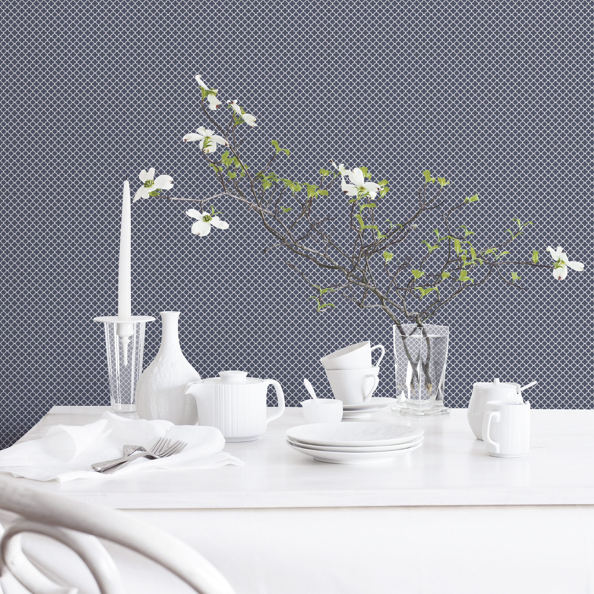 Galerie Wallcoverings Product Code G56664 - Small Prints Wallpaper Collection - Blue White Colours -  
