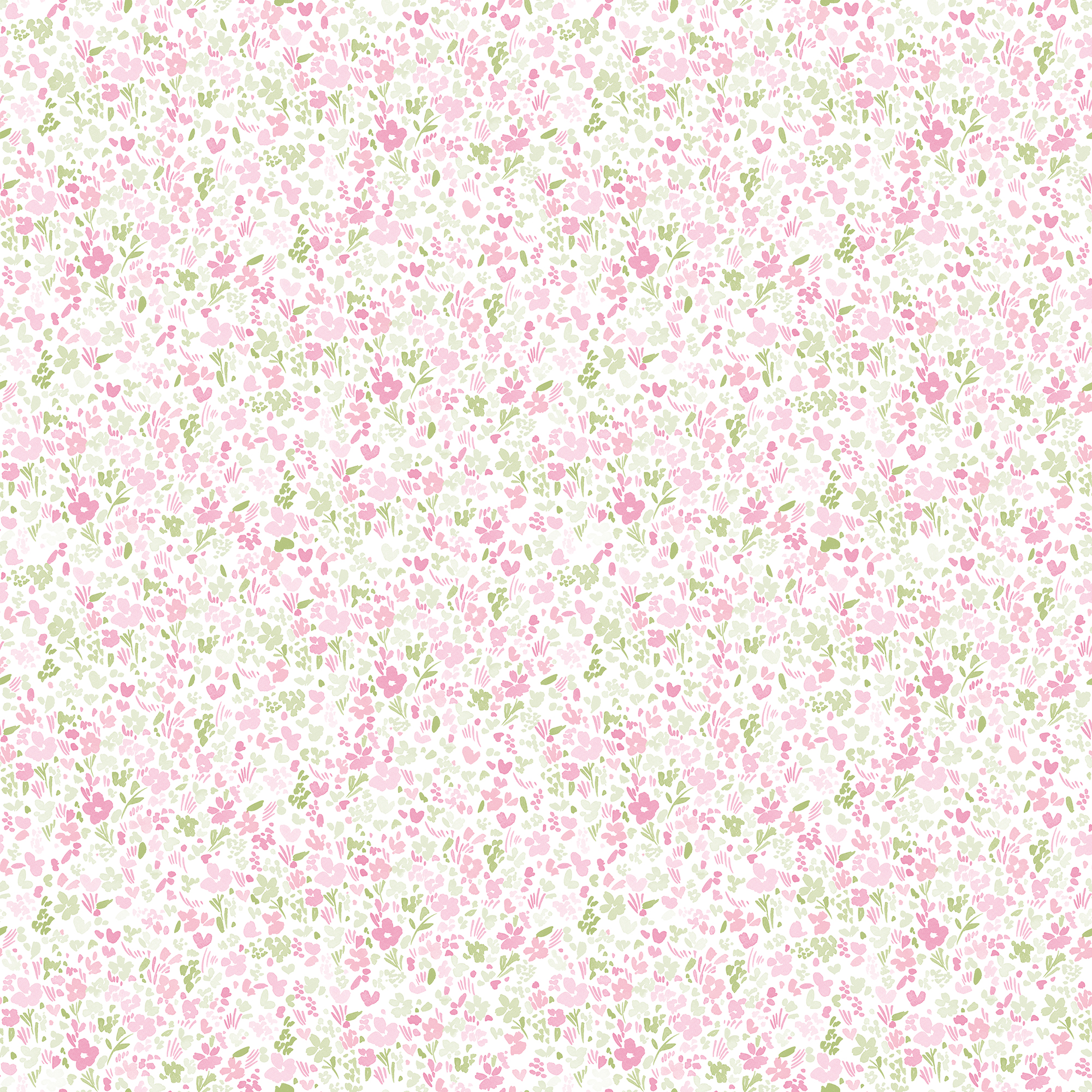 Galerie Wallcoverings Product Code G56669 - Small Prints Wallpaper Collection - Pink Green Cream Colours -  