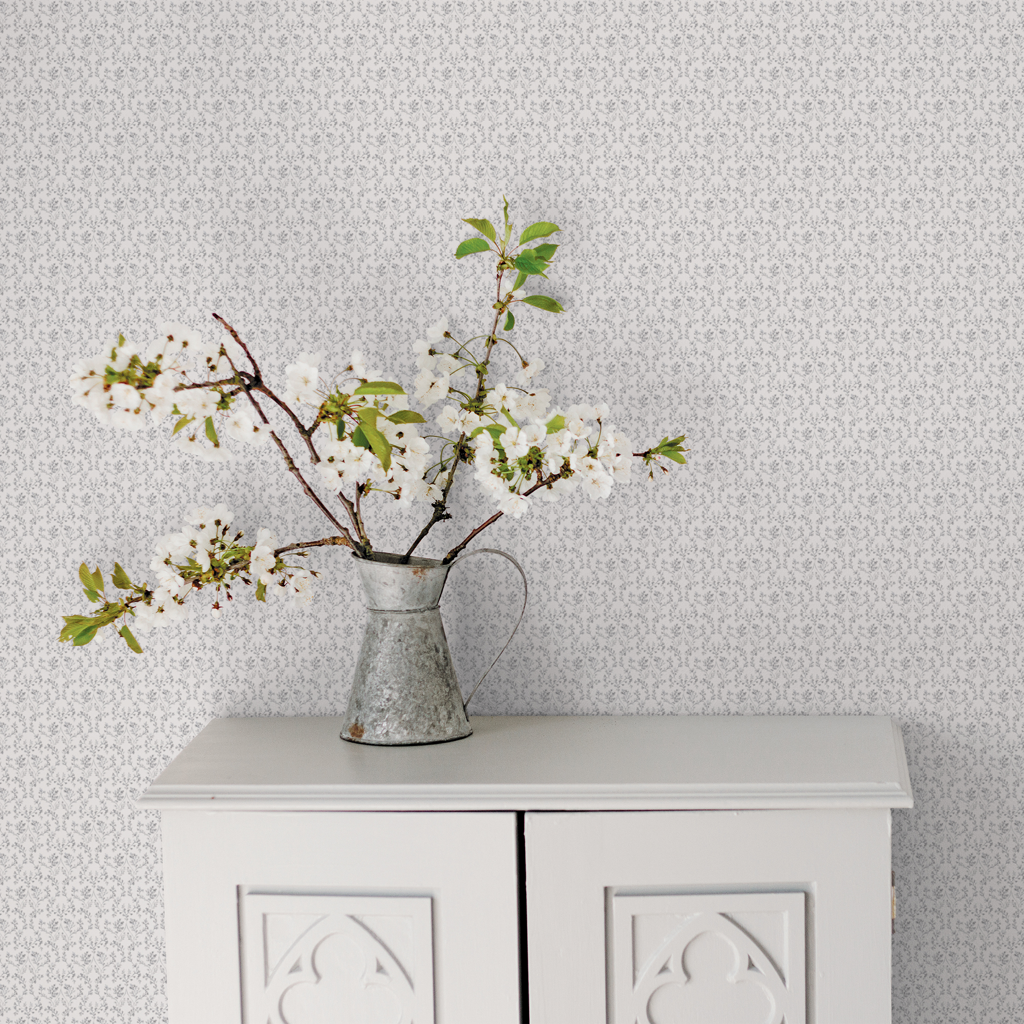 Galerie Wallcoverings Product Code G56678 - Small Prints Wallpaper Collection - Silver Grey White Colours -  