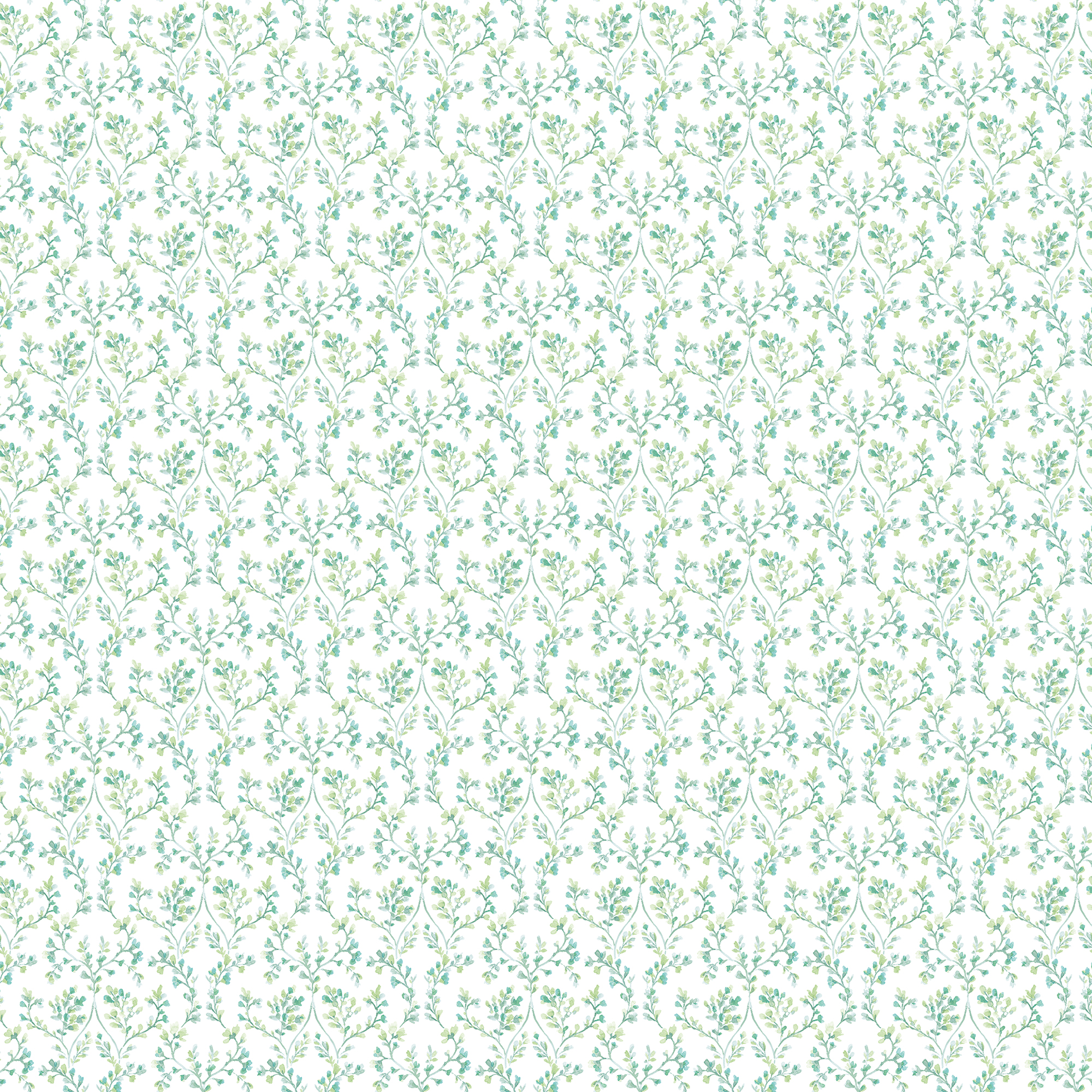 Galerie Wallcoverings Product Code G56680 - Small Prints Wallpaper Collection - Green Cream Blue Colours -  