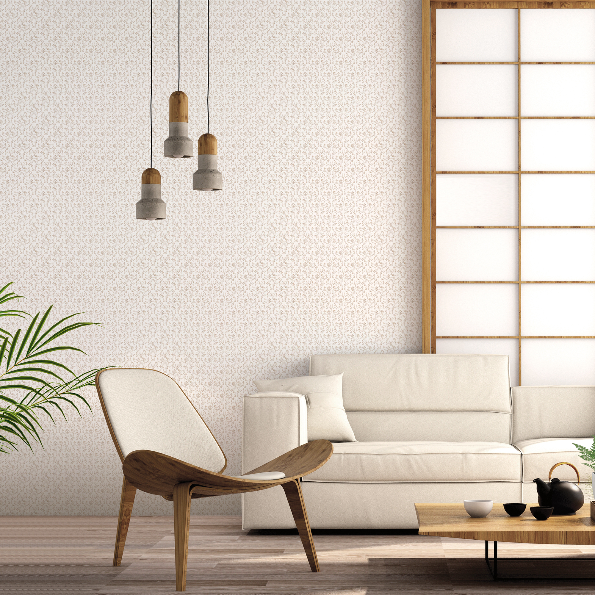 Galerie Wallcoverings Product Code G56682 - Small Prints Wallpaper Collection - Gold Brown White Colours -  