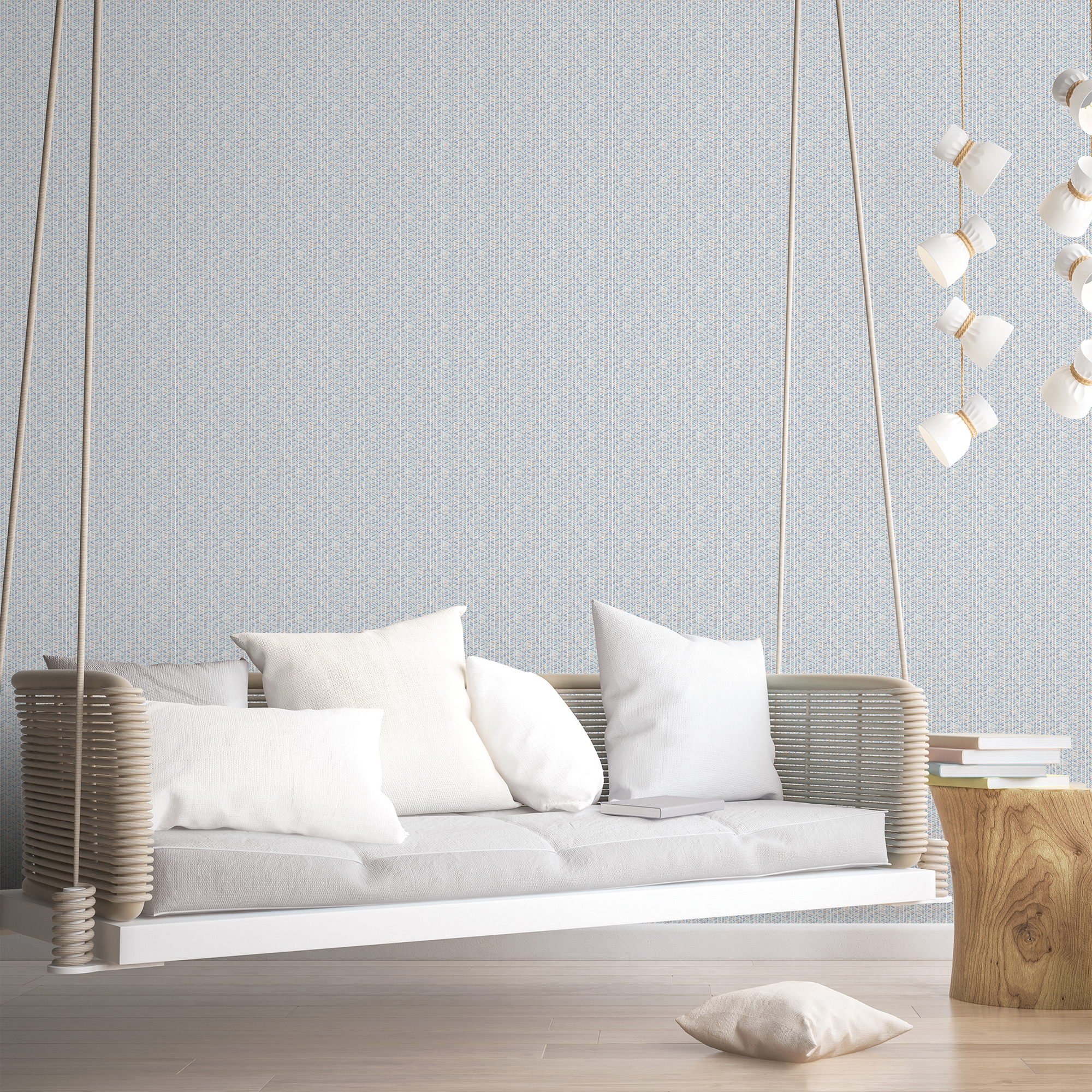 Galerie Wallcoverings Product Code G56695 - Small Prints Wallpaper Collection - Green Blue Brown White Colours -  
