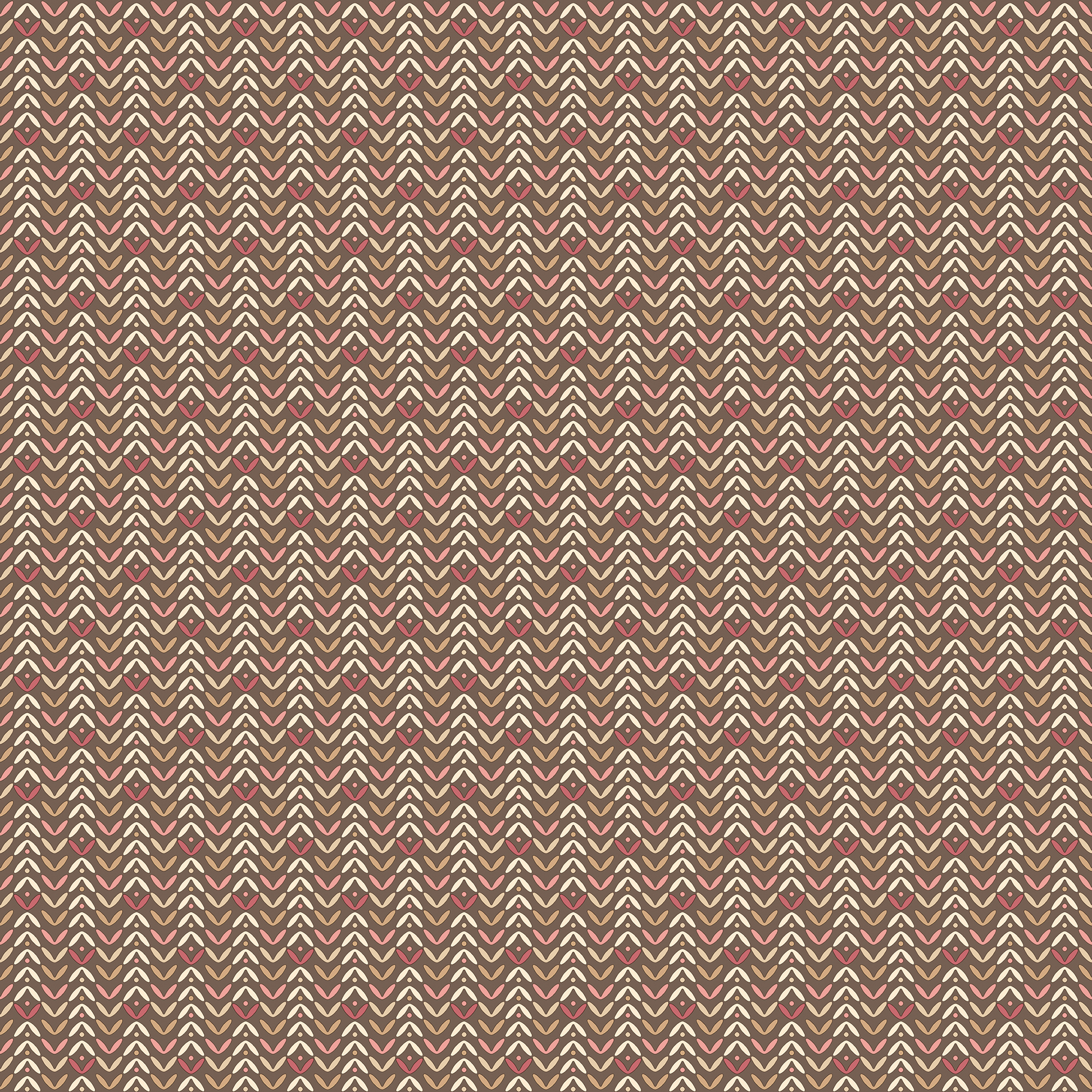 Galerie Wallcoverings Product Code G56705 - Small Prints Wallpaper Collection - Brown Pink Cream Red Colours -  