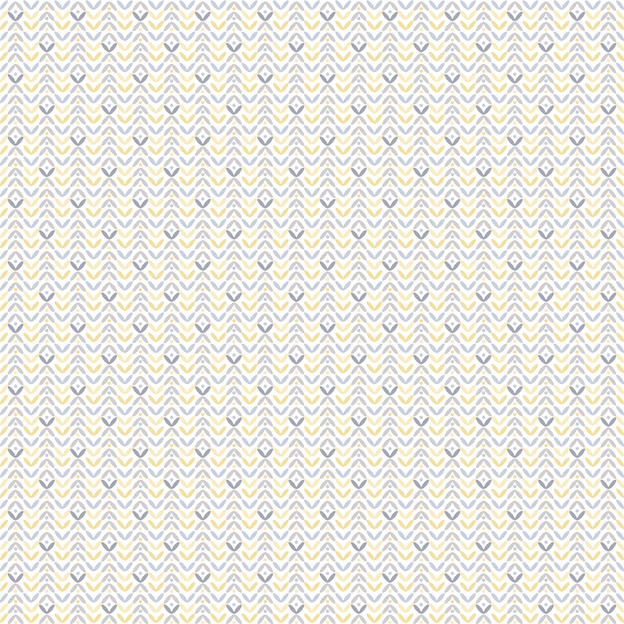Galerie Wallcoverings Product Code G56707 - Small Prints Wallpaper Collection - Yellow Cream Grey Silver Colours -  