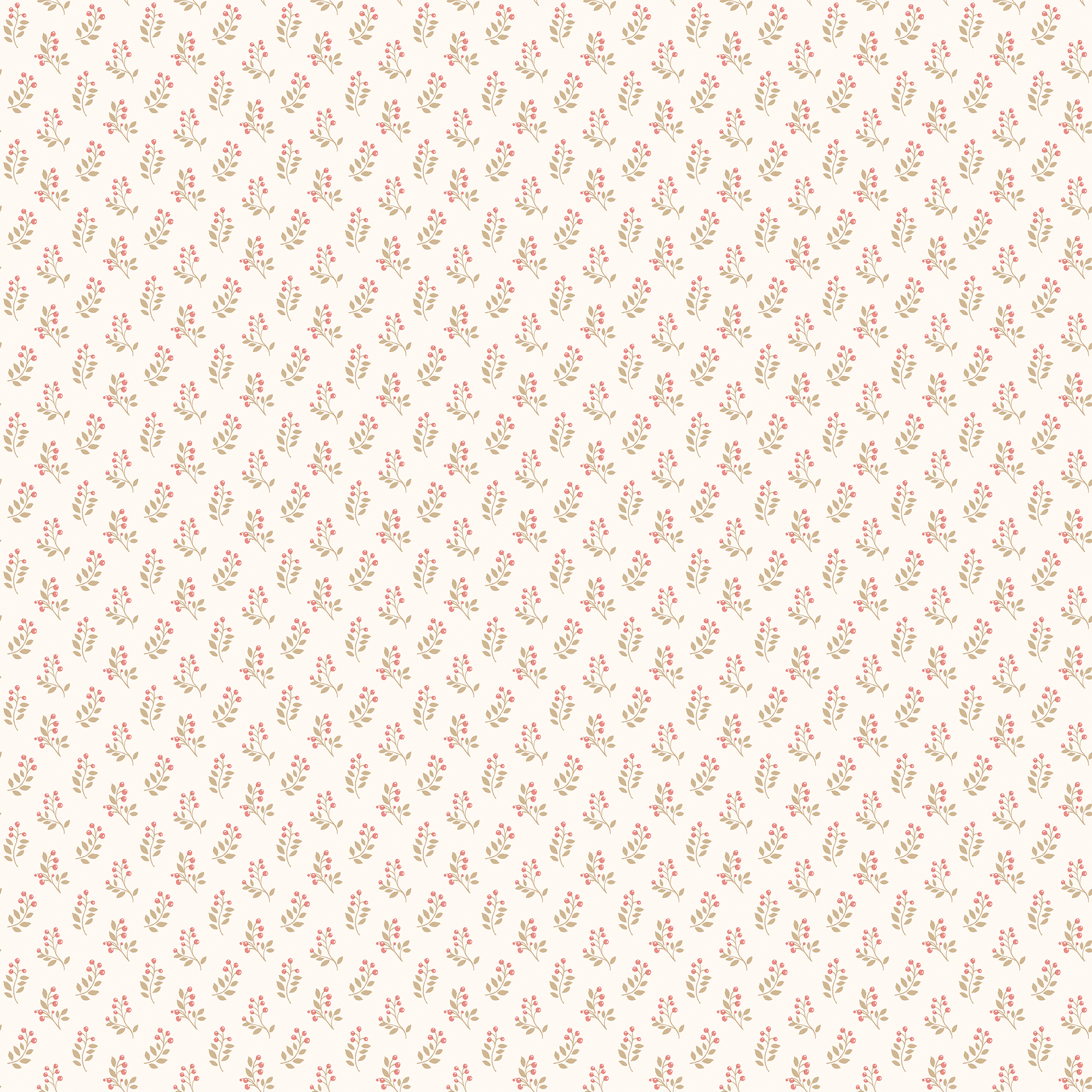 Galerie Wallcoverings Product Code G56709 - Small Prints Wallpaper Collection - Red Cream Brown Colours -  
