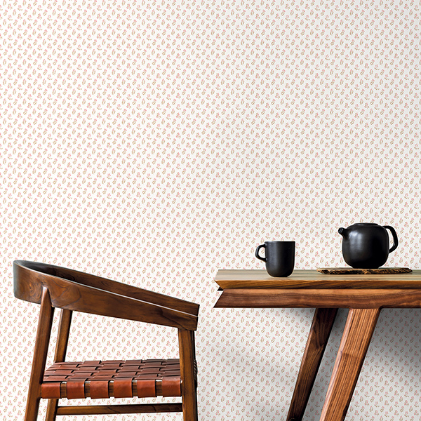 Galerie Wallcoverings Product Code G56709 - Small Prints Wallpaper Collection - Red Cream Brown Colours -  