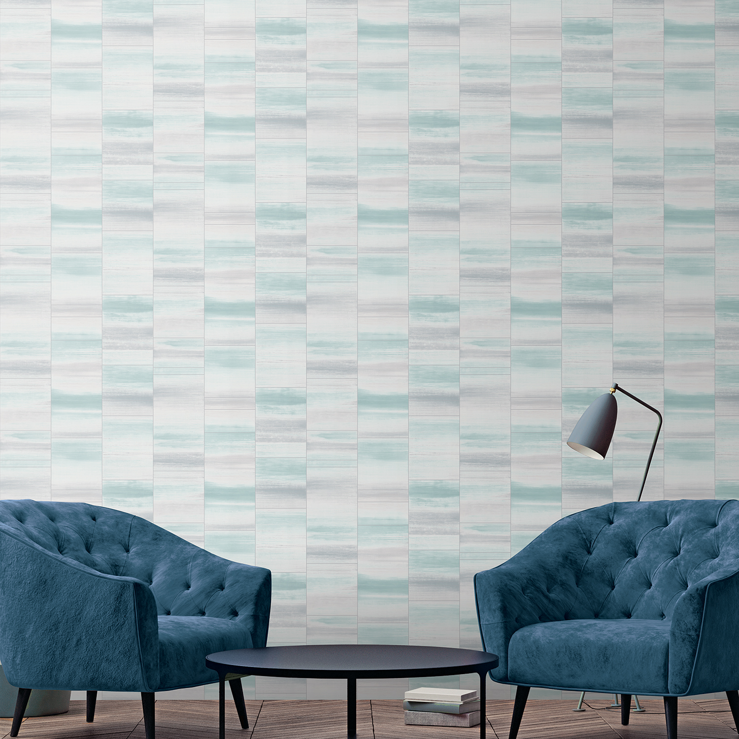 Galerie Wallcoverings Product Code G67745 - Special Fx Wallpaper Collection - Blue Silver Colours -  
