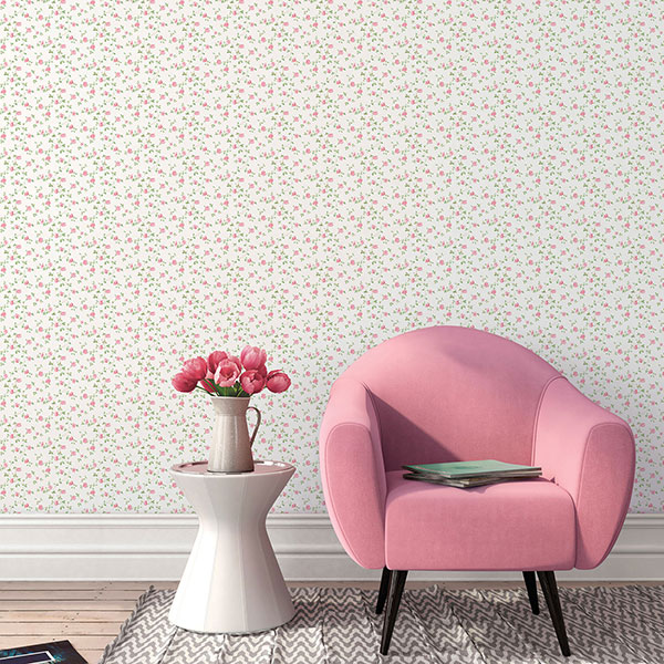 Galerie Wallcoverings Product Code G67889 - Miniatures 2 Wallpaper Collection - Pink Green White Colours -  