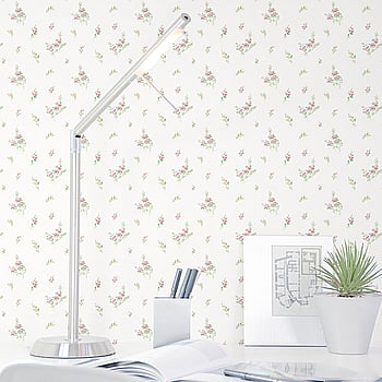 Galerie Wallcoverings Product Code G67918 - Miniatures 3 Wallpaper Collection - Pink White Green Colours -  