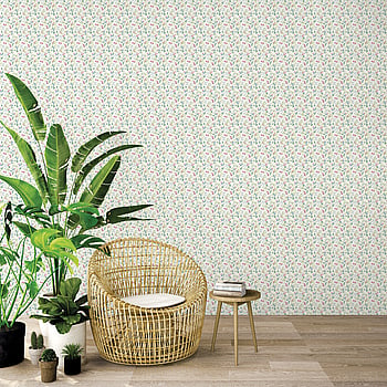 Galerie Wallcoverings Product Code G68714 - Miniatures 3 Wallpaper Collection - Burgundy,Blue,Green Colours -  