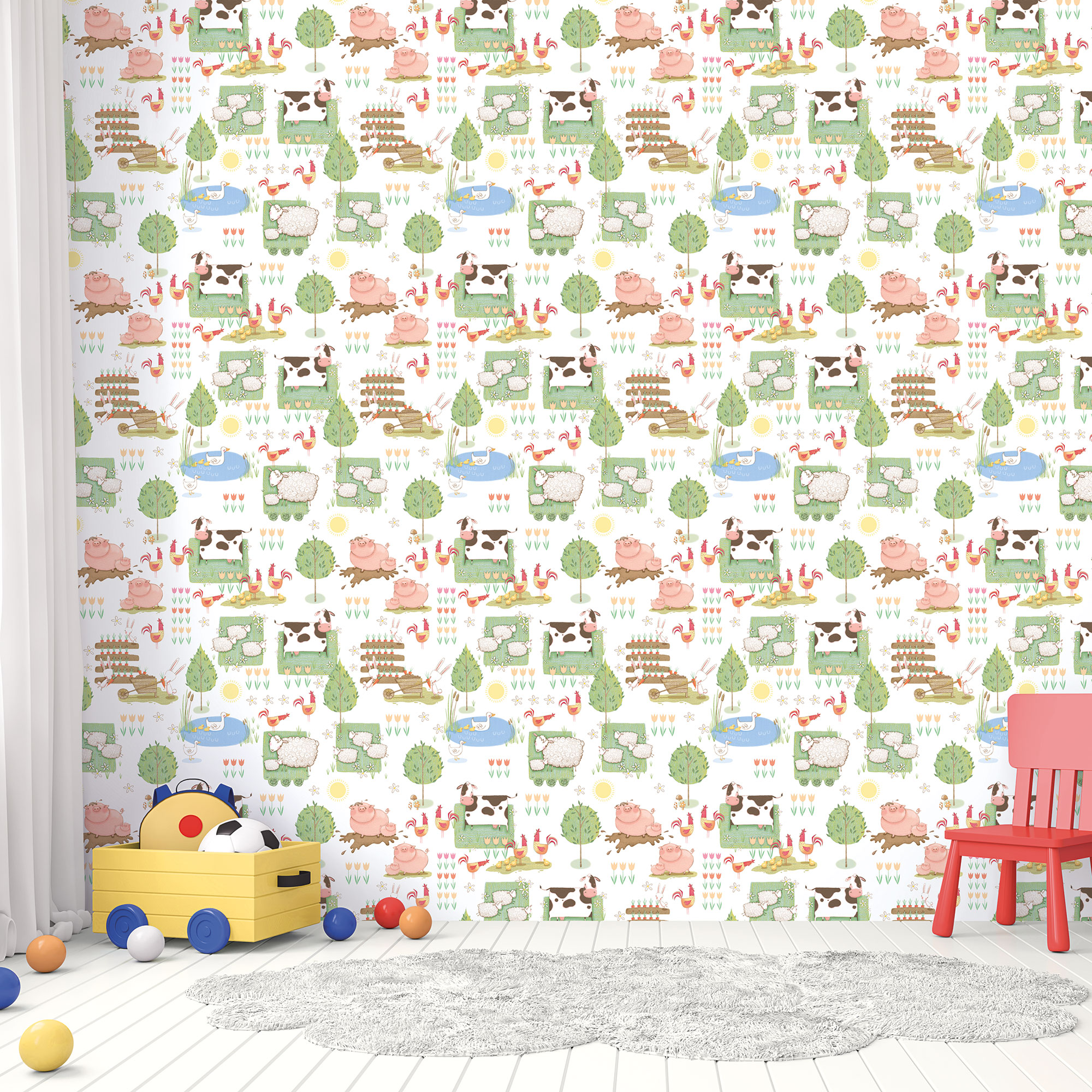 Galerie Wallcoverings Product Code G78377 - Tiny Tots 2 Wallpaper Collection - Primary Colours -  