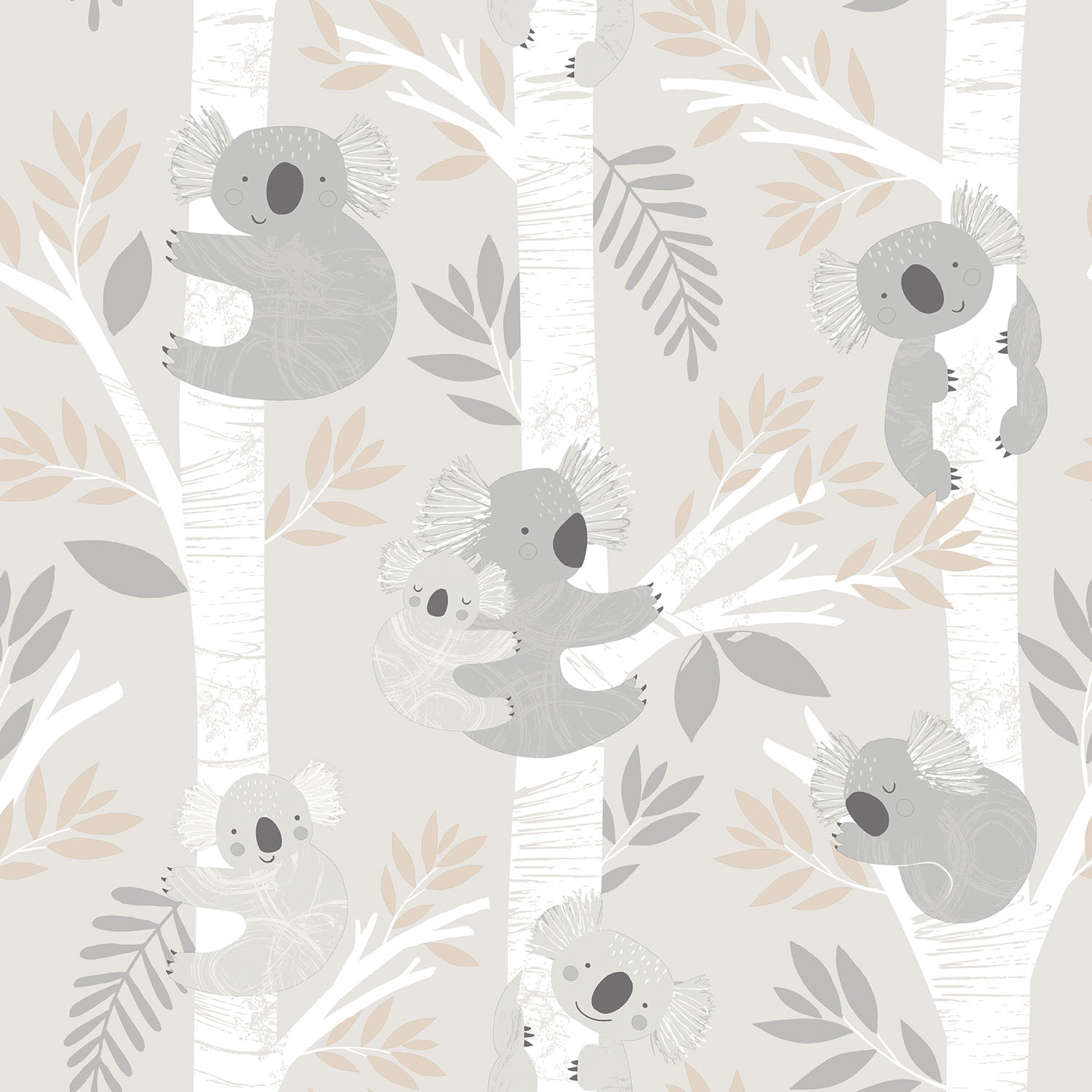 Galerie Wallcoverings Product Code G78385 - Tiny Tots 2 Wallpaper Collection - Greige Tan Glitter Colours -  