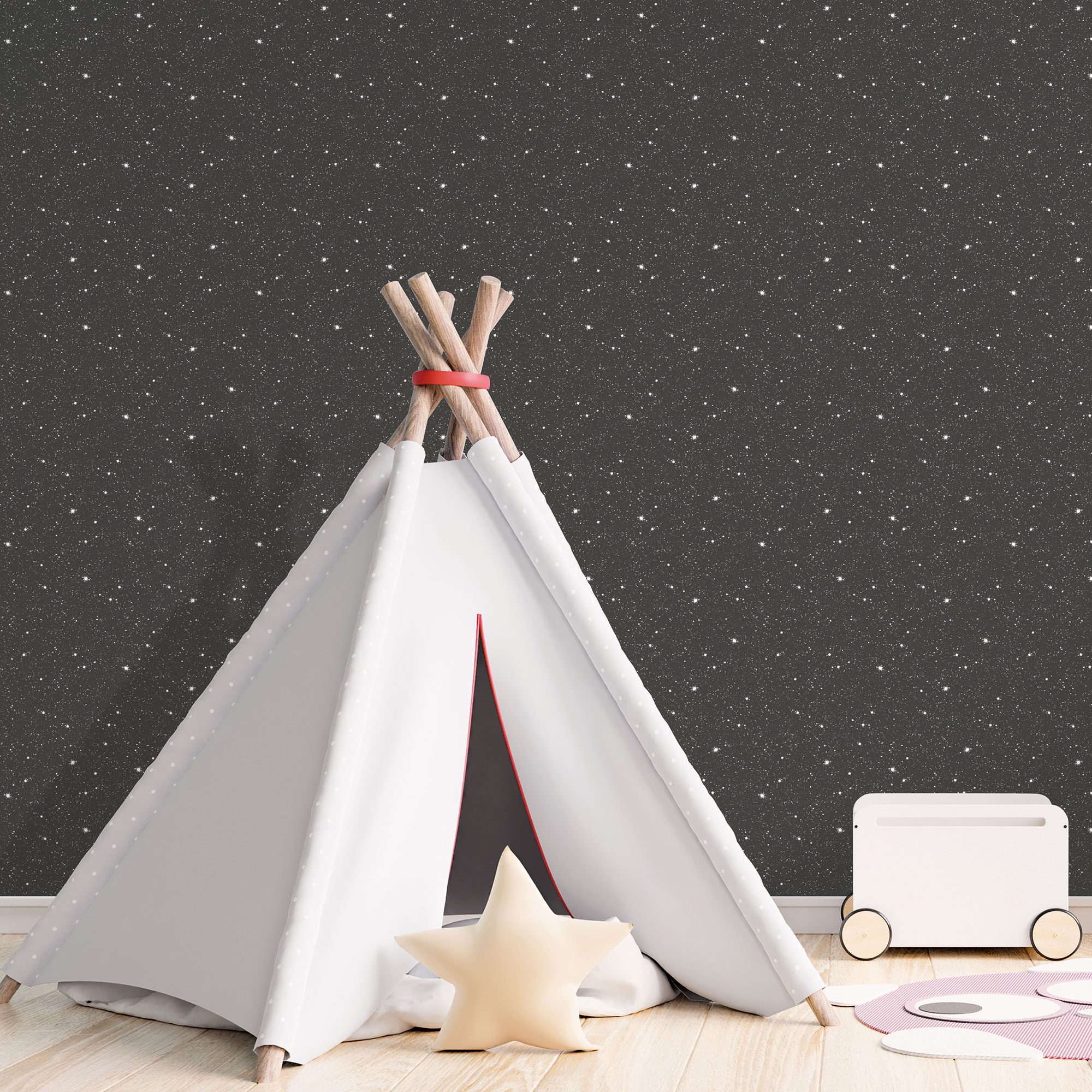 Galerie Wallcoverings Product Code G78407 - Tiny Tots 2 Wallpaper Collection - Black Glitter Colours -  