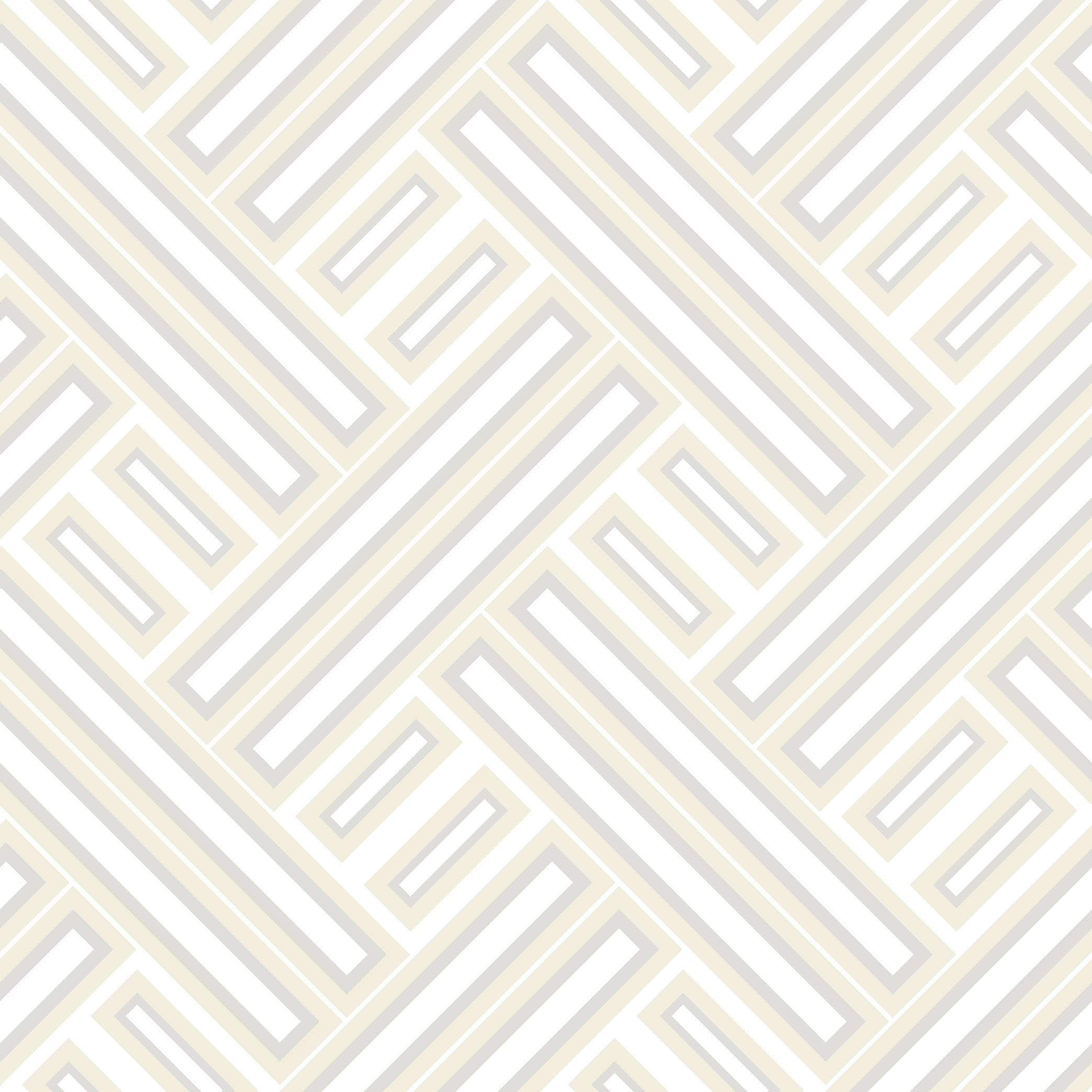 Galerie Wallcoverings Product Code GX37604 - Geometrix Wallpaper Collection - Cream Pearl Silver Colours -  