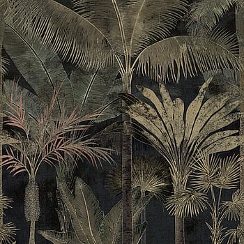 Galerie Wallcoverings Product Code HV41109M - Havana 2 Wallpaper Collection - Beige, Green, Black Colours -  
