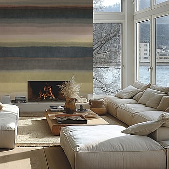 Galerie Wallcoverings Product Code HZ62082M - Horizon Wallpaper Collection - Brown Grey Green Colours -  