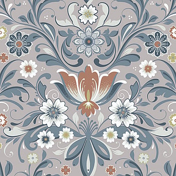 Galerie Wallcoverings Product Code S24110 - Sommarang 2 Wallpaper Collection - Beige, blue Colours -  