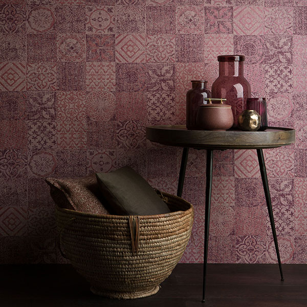 Galerie Wallcoverings Product Code TP21291 - Passenger Wallpaper Collection - Pink Purple Colours -  